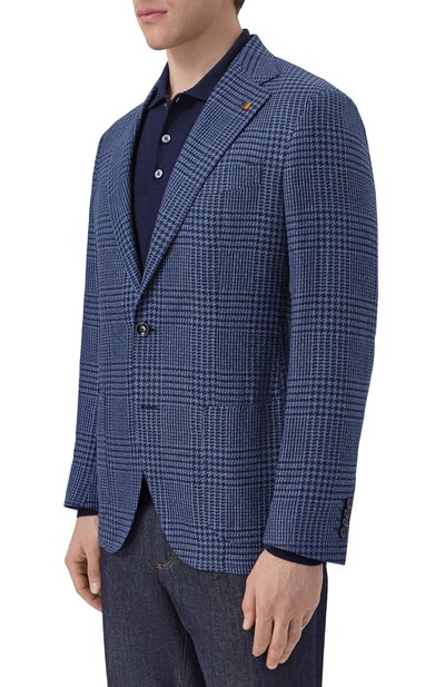 Пиджак из шерсти и шелка SARTORIA LATORRE, арт. EF74/QJ0824, фото 3
