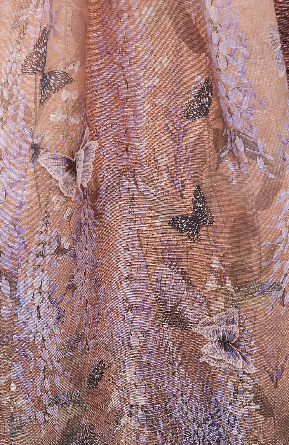 Юбка изо льна и шелка ZIMMERMANN, арт. 1063SLMI, фото 5