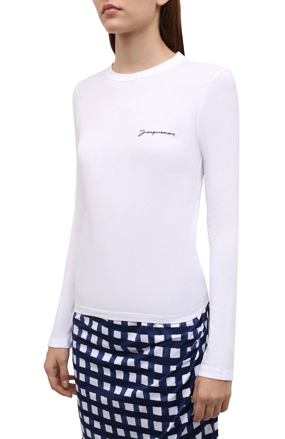 Хлопковый лонгслив JACQUEMUS, арт. 211JS002-2160, фото 3