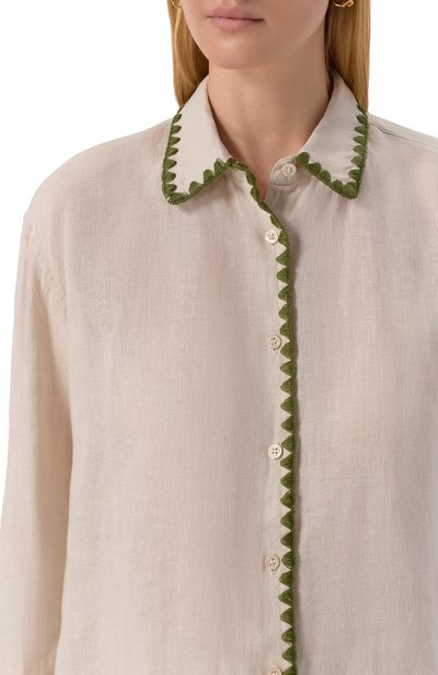 Льняная рубашка MC2 SAINT BARTH, арт. STBW MEREDITH/06874H, фото 5