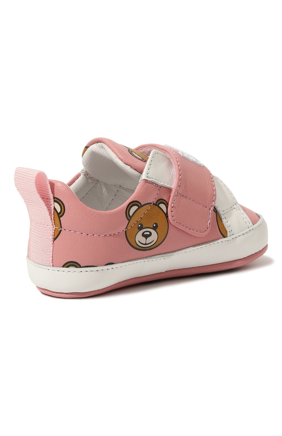 Кожаные пинетки MOSCHINO, арт. 75810, фото 3