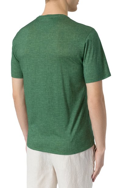 Футболка из шелка и хлопка STEFANO RICCI, арт. MNH5104350/JC2900, фото 4