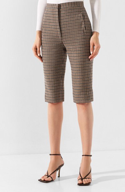 Шерстяные шорты KHAITE, арт. 3036508/RUBY, фото 3