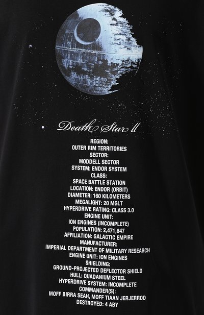 Хлопковая футболка star wars x vetements VETEMENTS черного цвета по цене 41100 руб., арт. USW21TS011 1600/W, фото 5 Хлопковая футболка star wars x vetements VETEMENTS, арт. USW21TS011 1600/W, фото 5