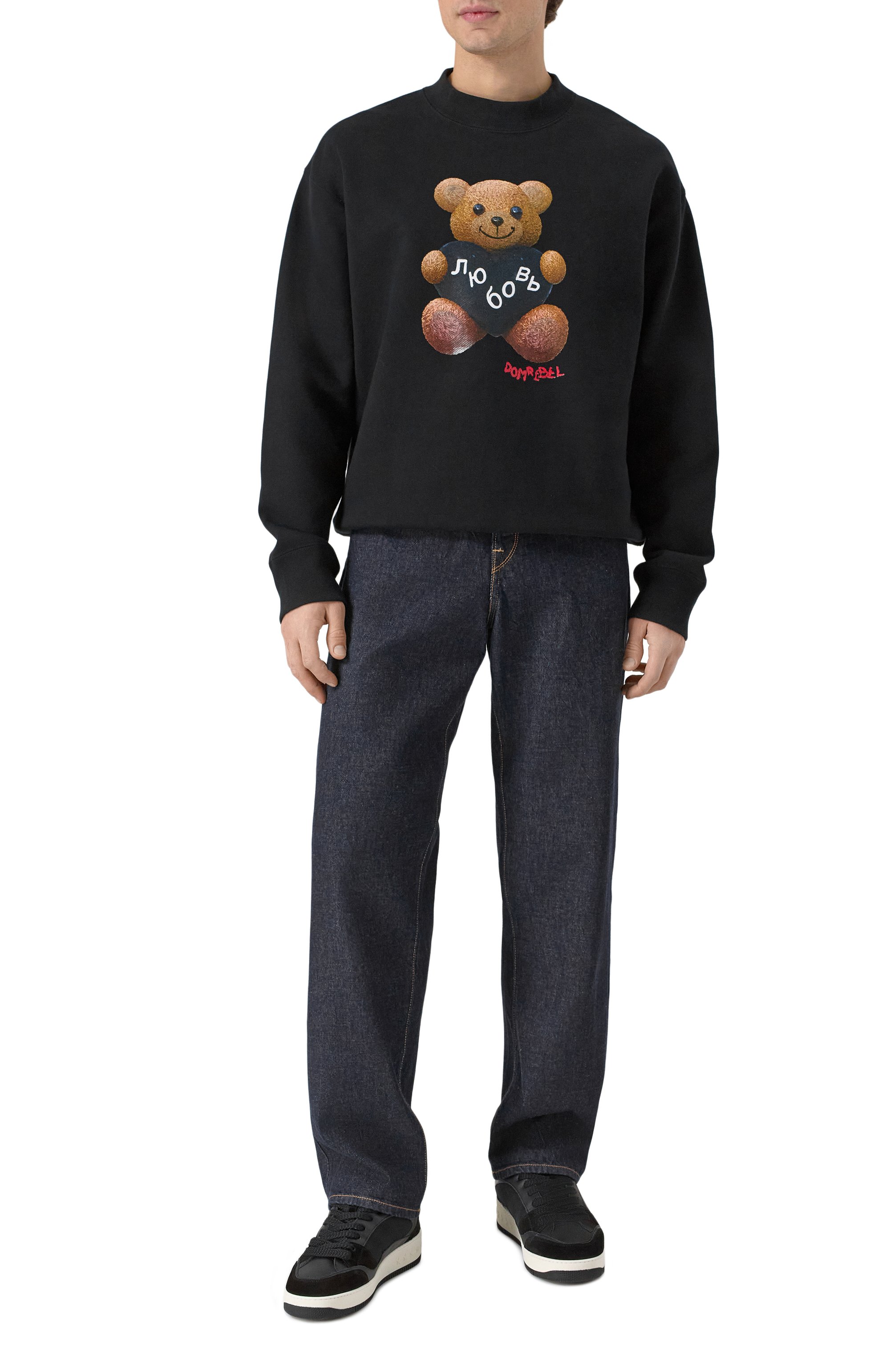 Хлопковый свитшот DOMREBEL, арт. M L0VEBEAR/SWEATHSHIRT, фото 2