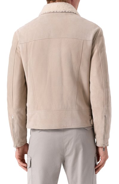 Замшевая куртка с отделкой из овчины BRUNELLO CUCINELLI, арт. M0PCL2007, фото 4