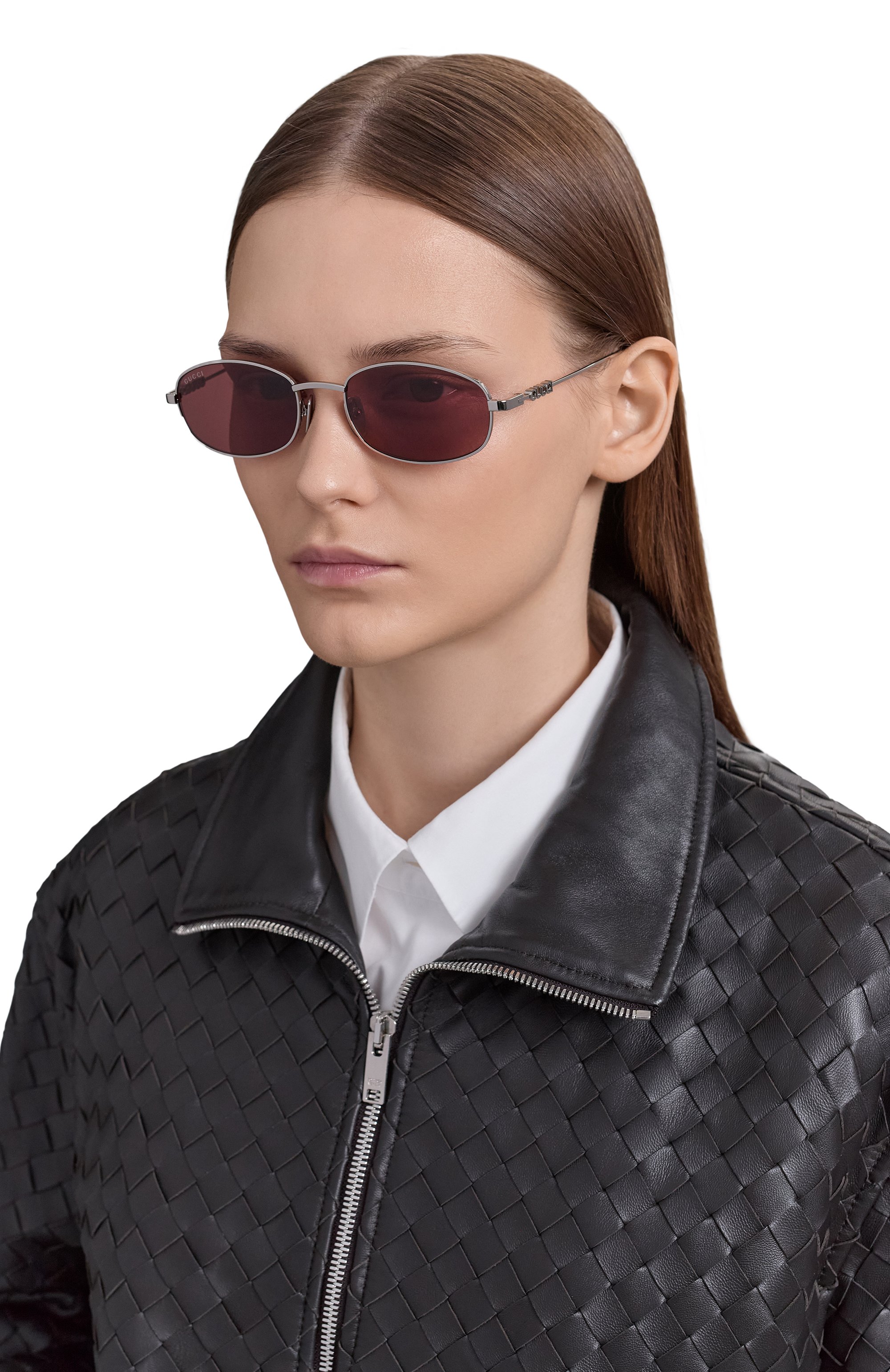 Солнцезащитные очки GUCCI бордового цвета по цене 47200 руб., арт. GG1940S 003, фото 2 Солнцезащитные очки GUCCI, арт. GG1940S 003, фото 2