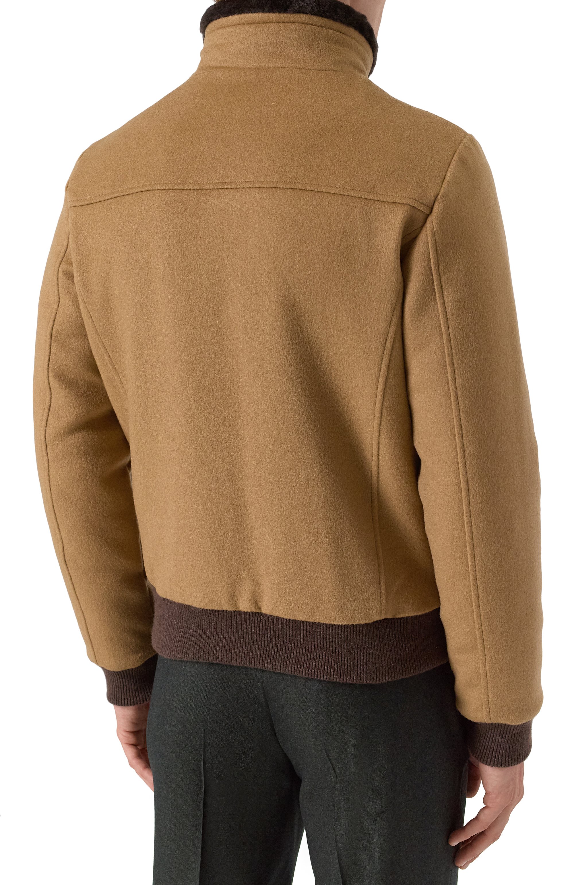 Бомбер из шерсти и кашемира bellati-le MOORER, арт. BELLATI/LE, фото 4