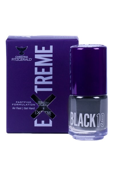 Женский лак для ногтей extreme, оттенок black 19 (15ml) CHRISTINA FITZGERALD, арт. 9333381005083