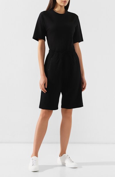 Хлопковые шорты Y-3 черного цвета по цене 11350 руб., арт. DY7194/W, фото 2 Хлопковые шорты Y-3, арт. DY7194/W, фото 2