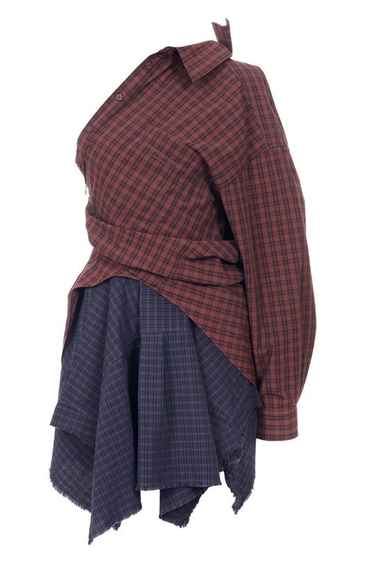 Хлопковое платье Alexander Wang 1WC3256847 Разноцветный 1WC3256847