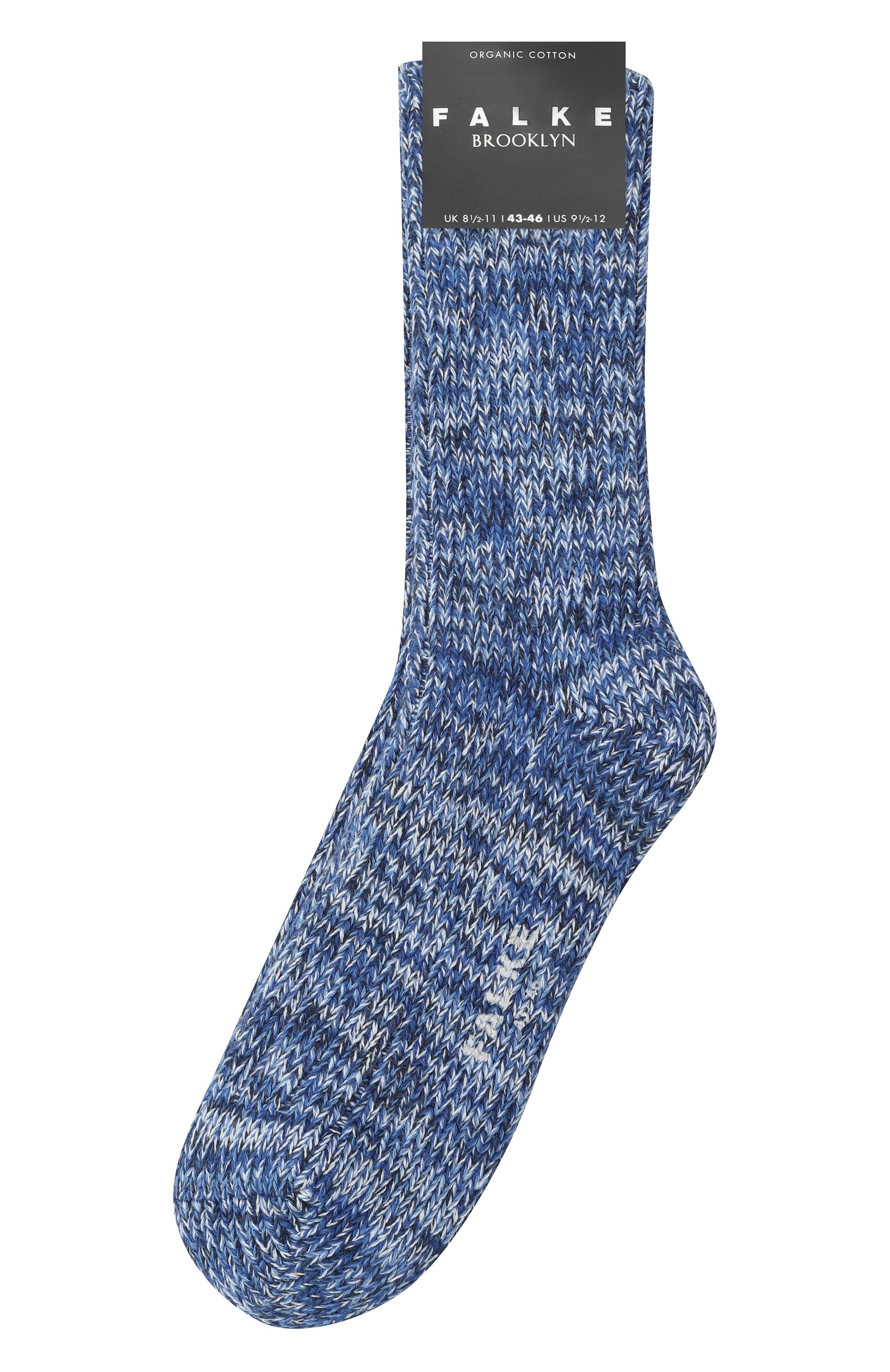 Хлопковые носки FALKE синего цвета по цене 3050 руб., арт. 12430., фото 1 Хлопковые носки FALKE, арт. 12430., фото 1