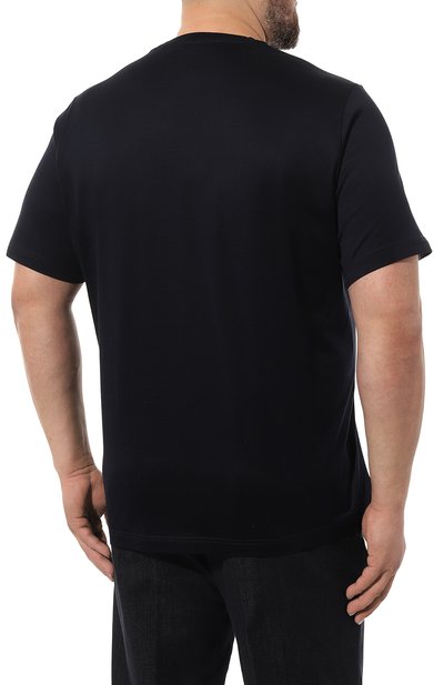 Хлопковая футболка MVST темно-синего цвета по цене 39500 руб., арт. 13M660.MK00.MUST.B&T/64-70, фото 4 Хлопковая футболка MVST, арт. 13M660.MK00.MUST.B&T/64-70, фото 4