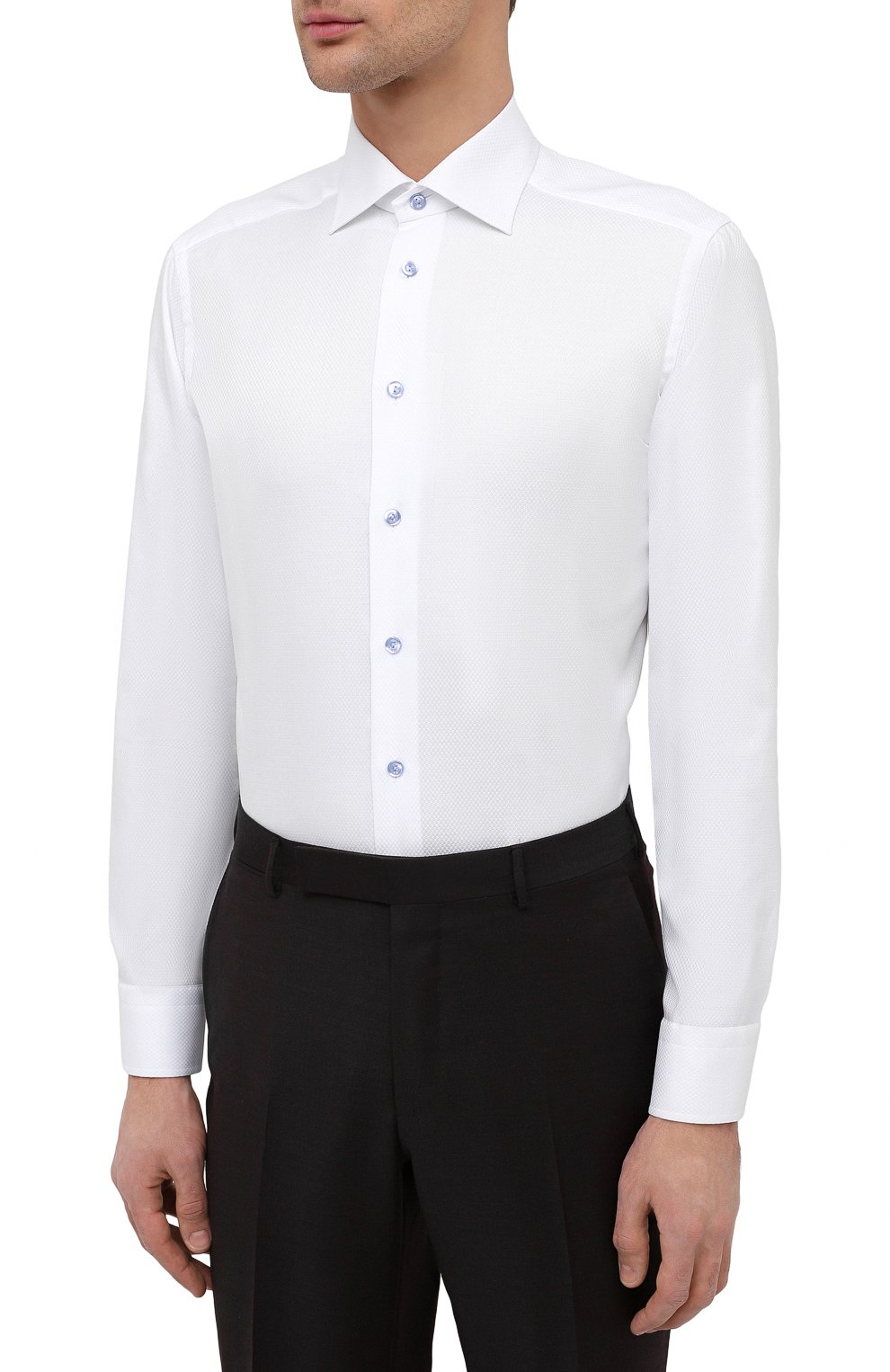 Хлопковая сорочка ETON белого цвета по цене 19850 руб., арт. 1000 01280, фото 3 Хлопковая сорочка ETON, арт. 1000 01280, фото 3