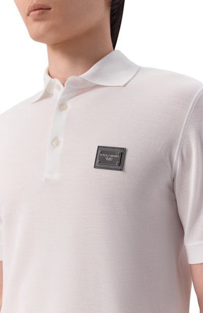 Хлопковое поло DOLCE & GABBANA, арт. G8PL4T/G7P1D, фото 5