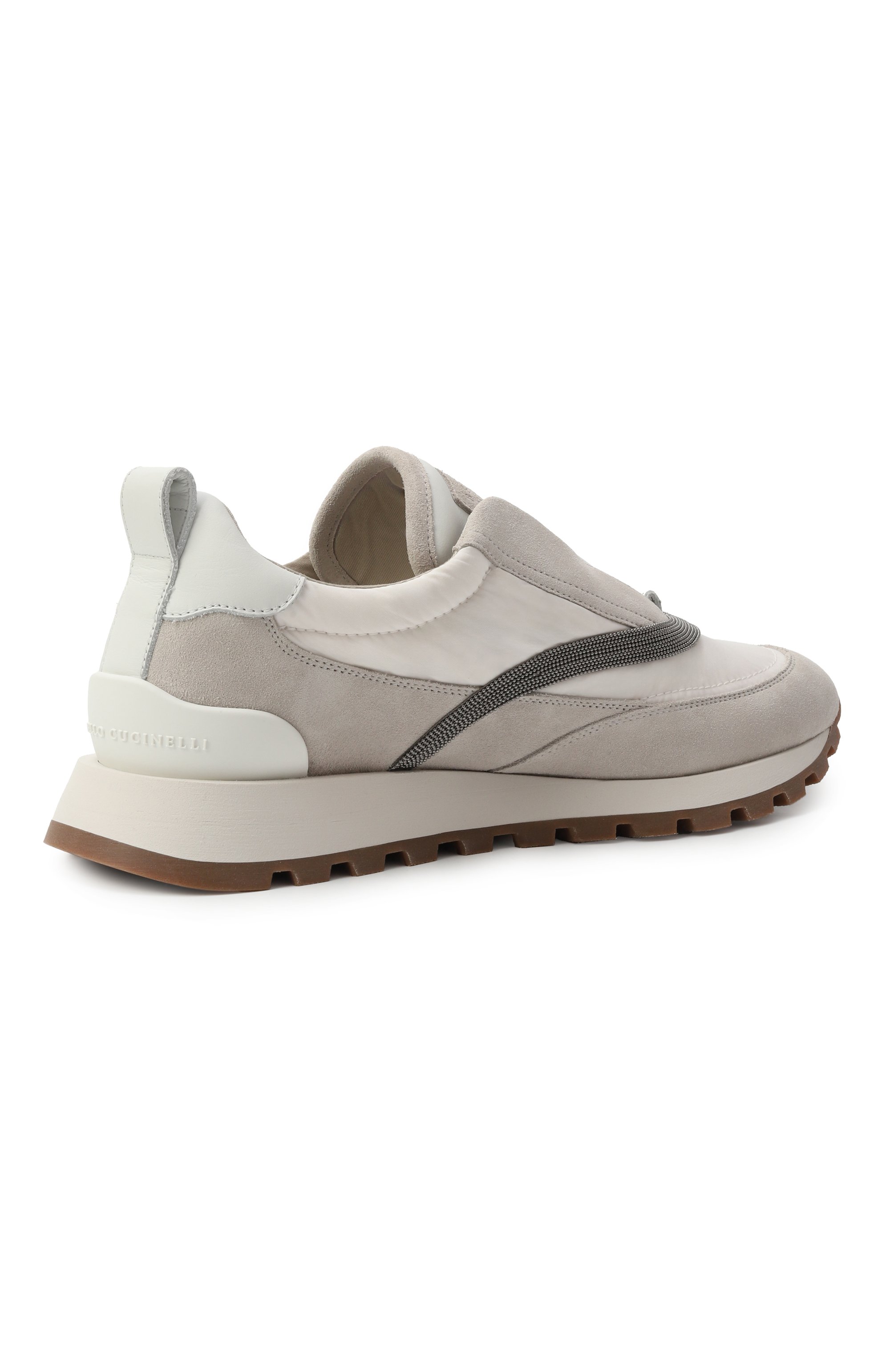 Комбинированные кроссовки BRUNELLO CUCINELLI, арт. MZSFG2900, фото 5