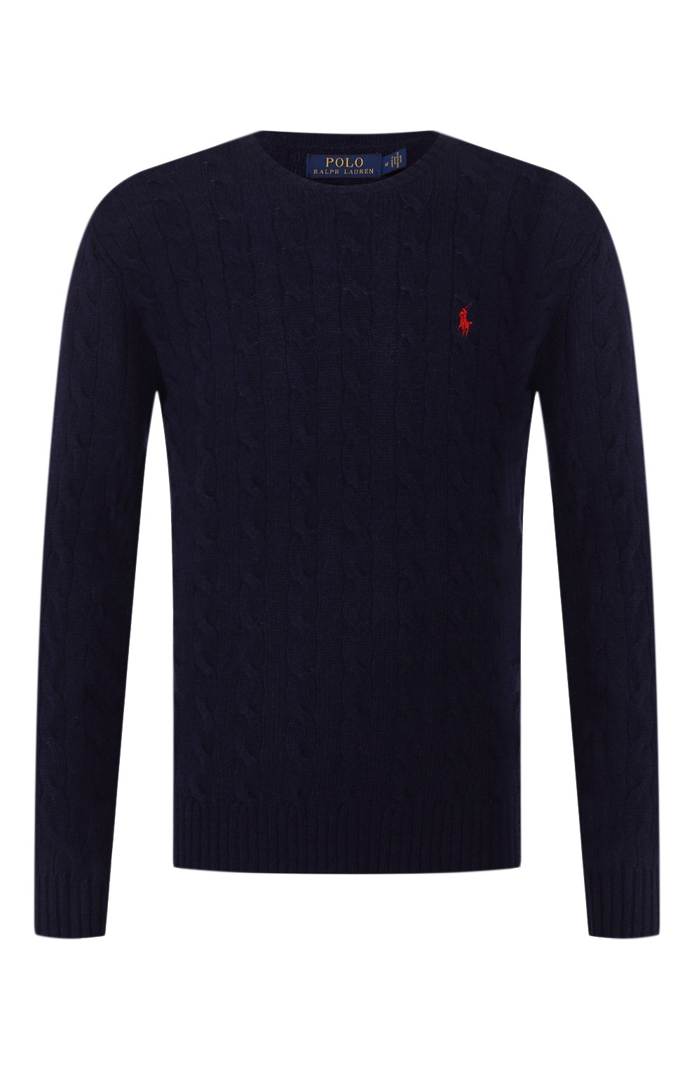 Свитер из шерсти и кашемира POLO RALPH LAUREN темно-синего цвета по цене 26400 руб., арт. 710719546, фото 1 Свитер из шерсти и кашемира POLO RALPH LAUREN, арт. 710719546, фото 1