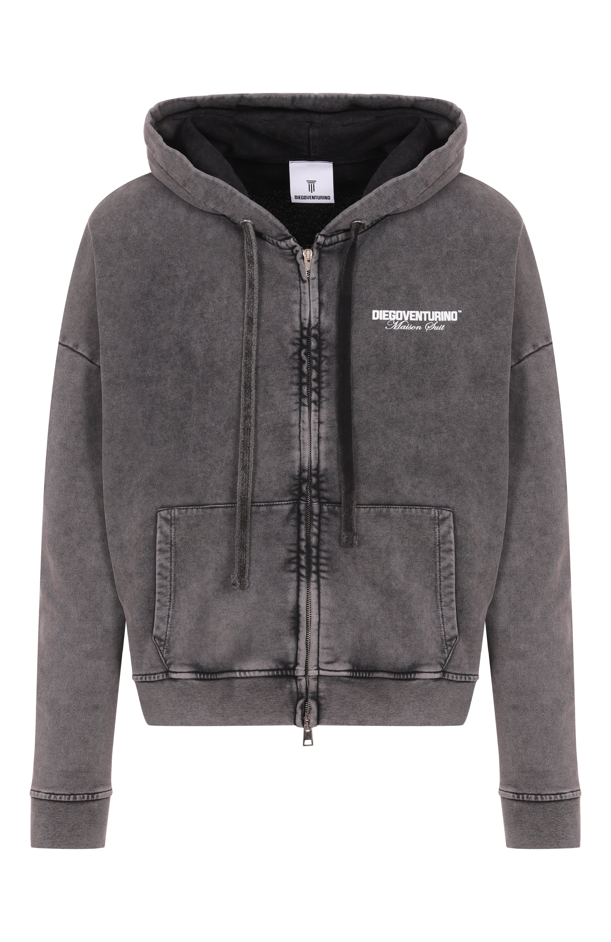 Хлопковая толстовка DIEGO VENTURINO, арт. DVFLZL0G0, фото 1