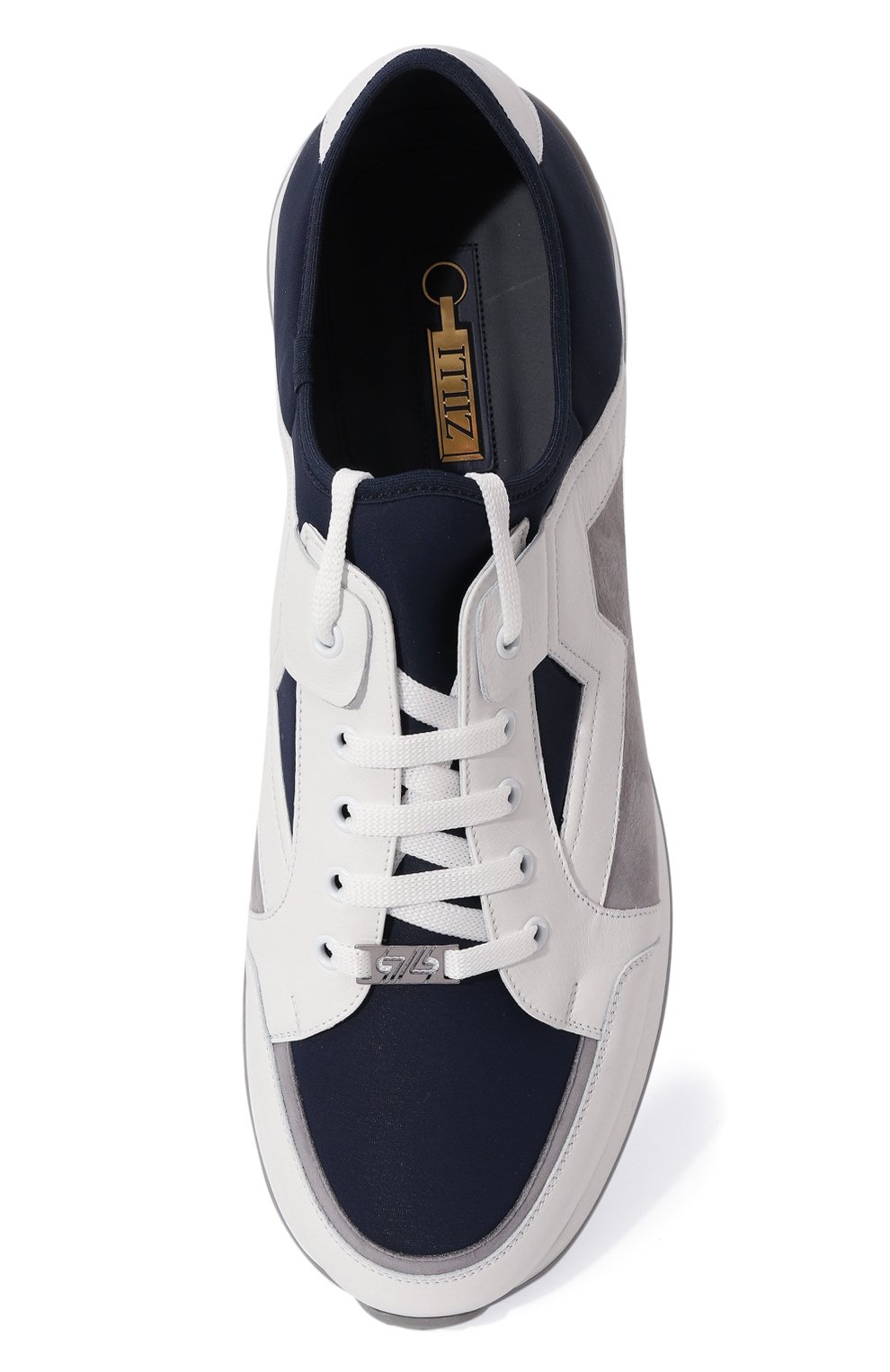 Комбинированные кроссовки ZILLI, арт. MDZ-TT222-DM034/001X, фото 6