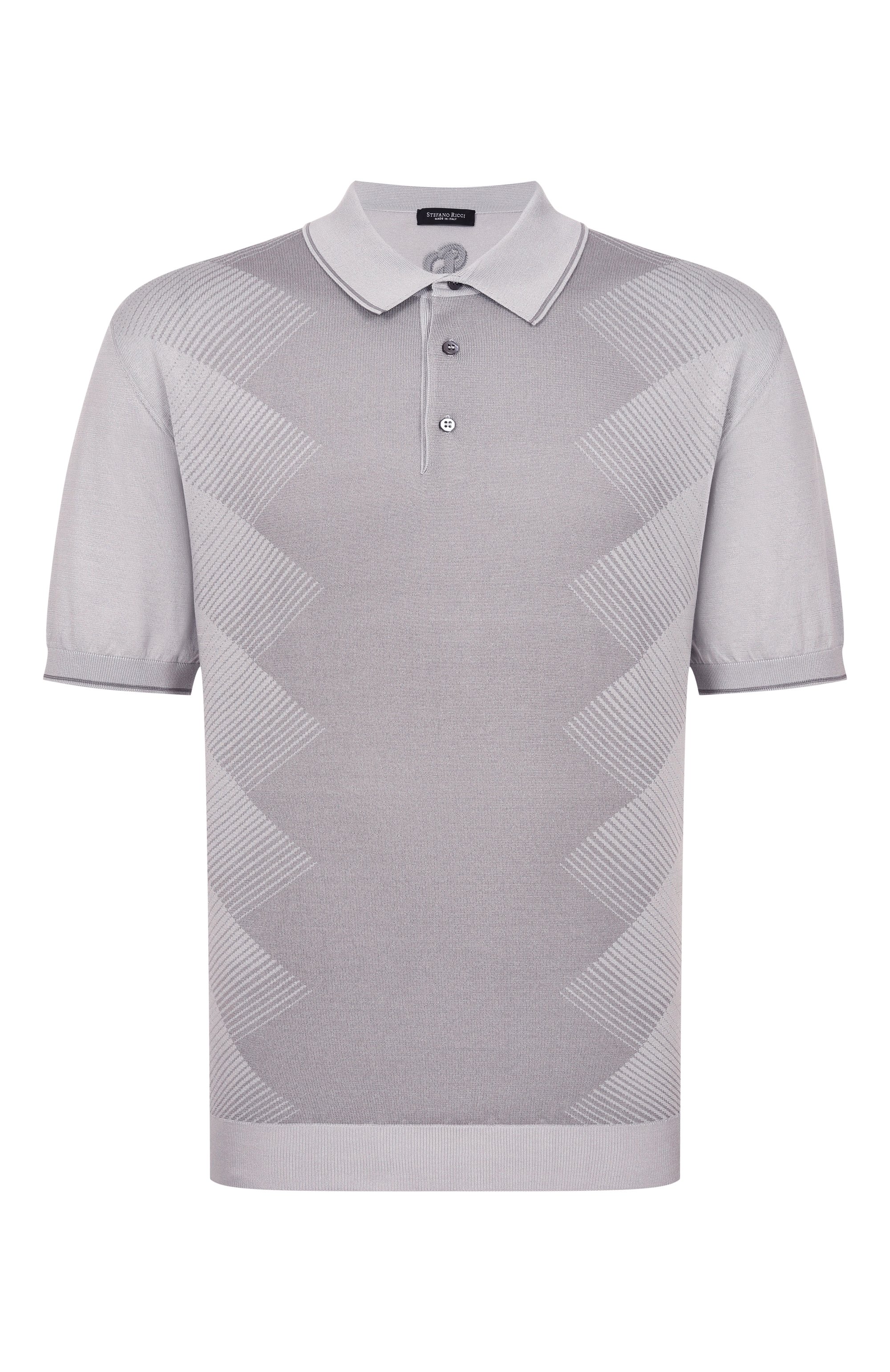 Поло из шелка и хлопка STEFANO RICCI, арт. K818114P13/F26280, фото 1