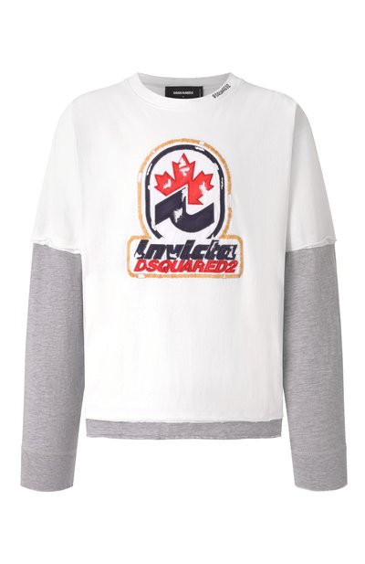 Мужская хлопковый лонгслив DSQUARED2, арт. S74GD1421/DTJ005