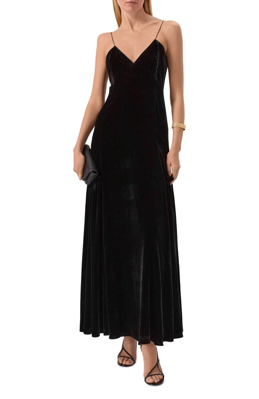 Бархатное платье Giulia Gurman D08 Чёрный  D08 Фото 2