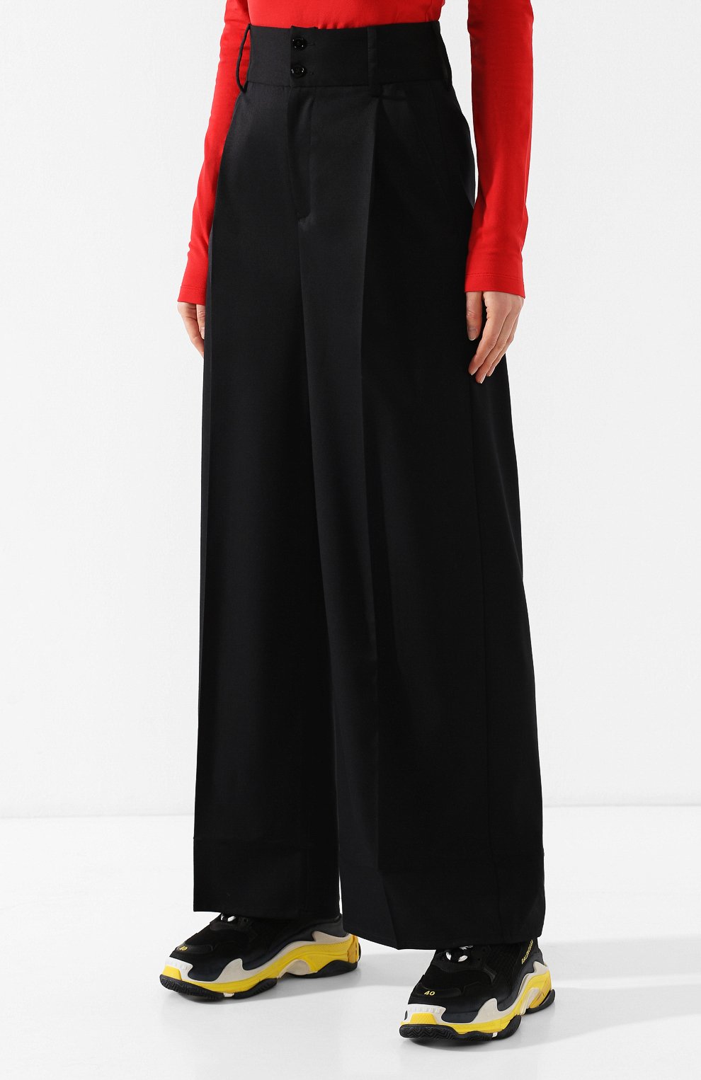 Брюки свободного кроя MM6, арт. S52KA0173/S47878, фото 3