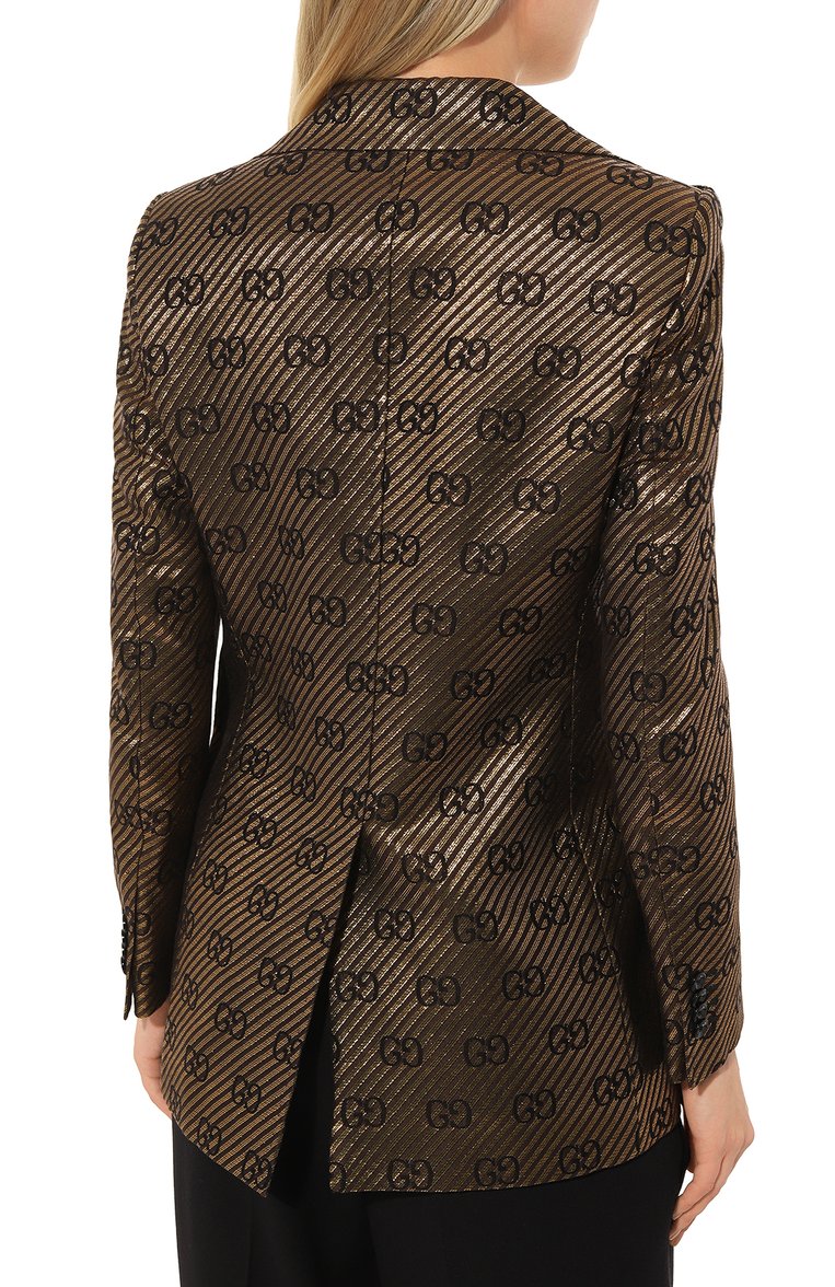 Жакет из хлопка и шелка GUCCI, арт. 652629 ZAF2R, фото 4