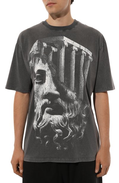 Хлопковая футболка DIEGO VENTURINO, арт. D3W4DVTS0TDSTR, фото 3