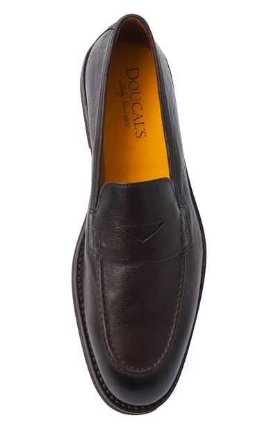 Кожаные пенни-лоферы DOUCAL'S, арт. DU3294SAL0UF188T, фото 5