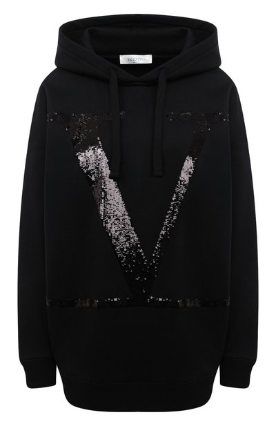 Хлопковое худи VALENTINO, арт. UB3MF06V5R2, фото 1