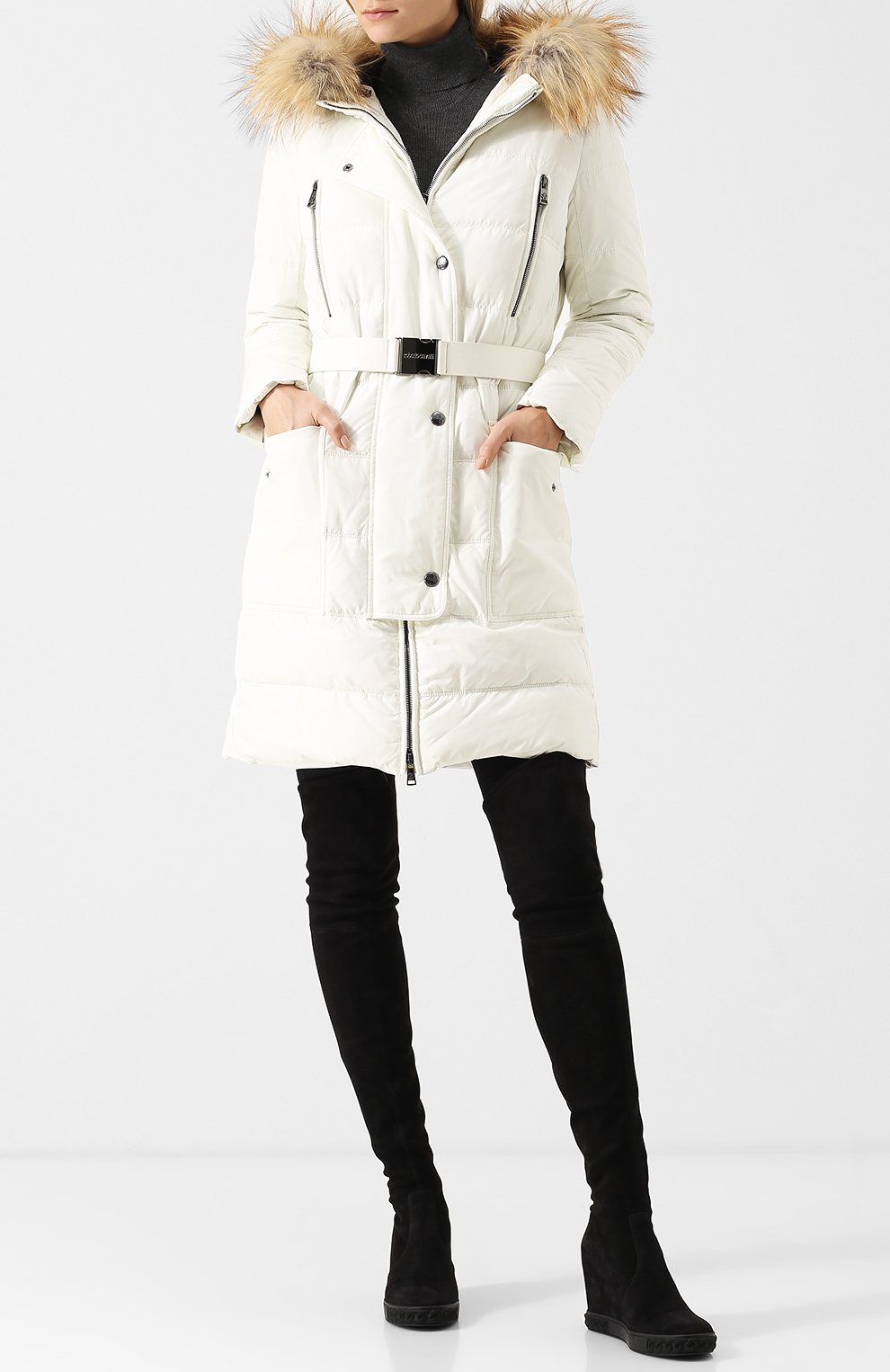 Замшевые ботфорты на танкетке CASADEI, арт. 2T815E080NT045000, фото 2