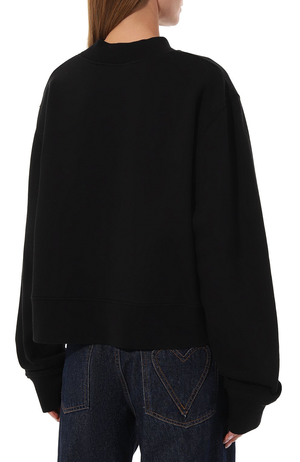 Хлопковый свитшот PALM ANGELS, арт. PWBA016C99FLE0031030, фото 4