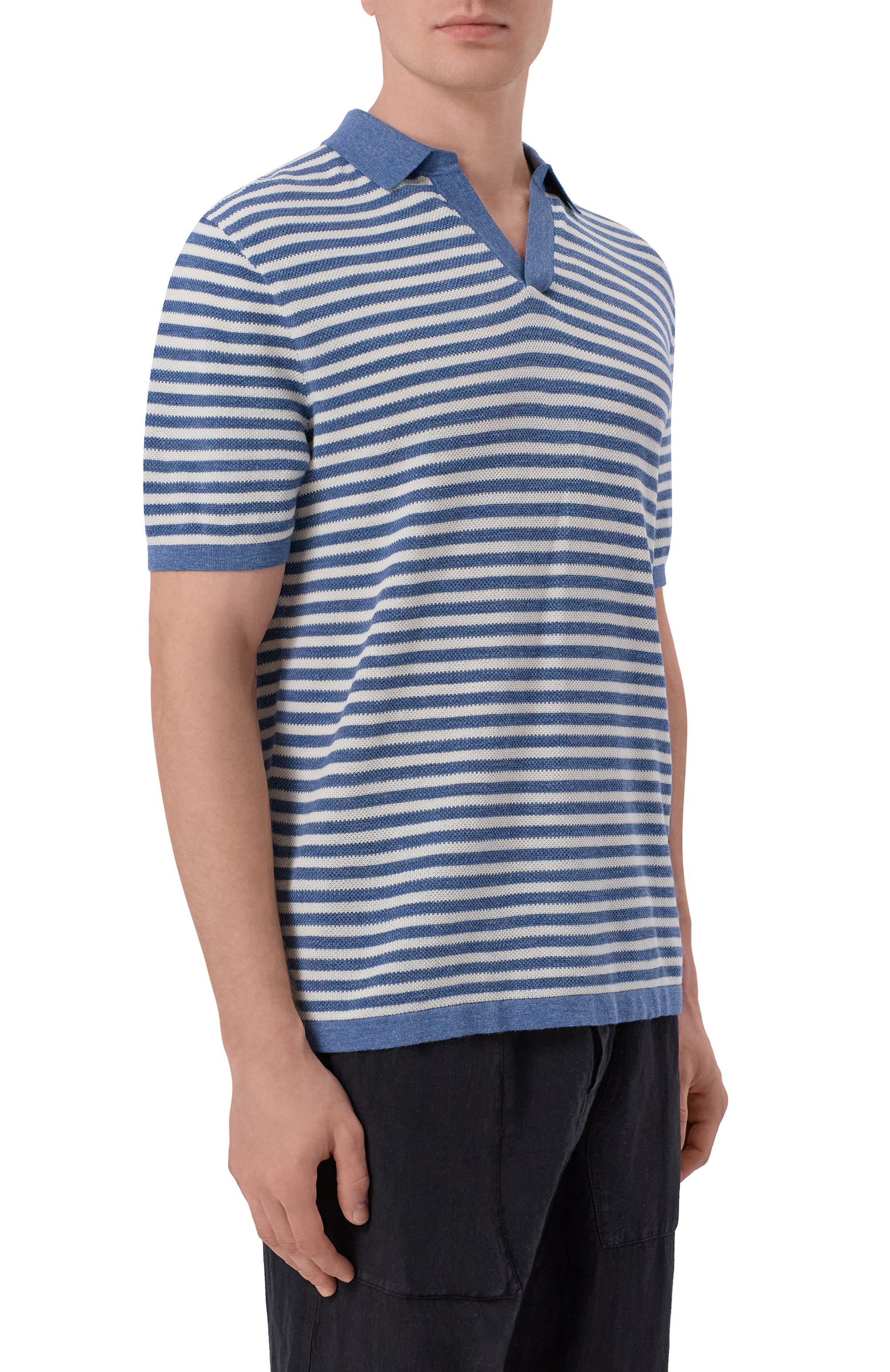 Хлопковое поло MC2 SAINT BARTH, арт. SL00010-00009L/SL0AN STRIPES C0TT0N, фото 3