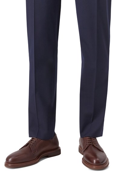 Кожаные дерби BRUNELLO CUCINELLI, арт. MZUCSLE722, фото 3