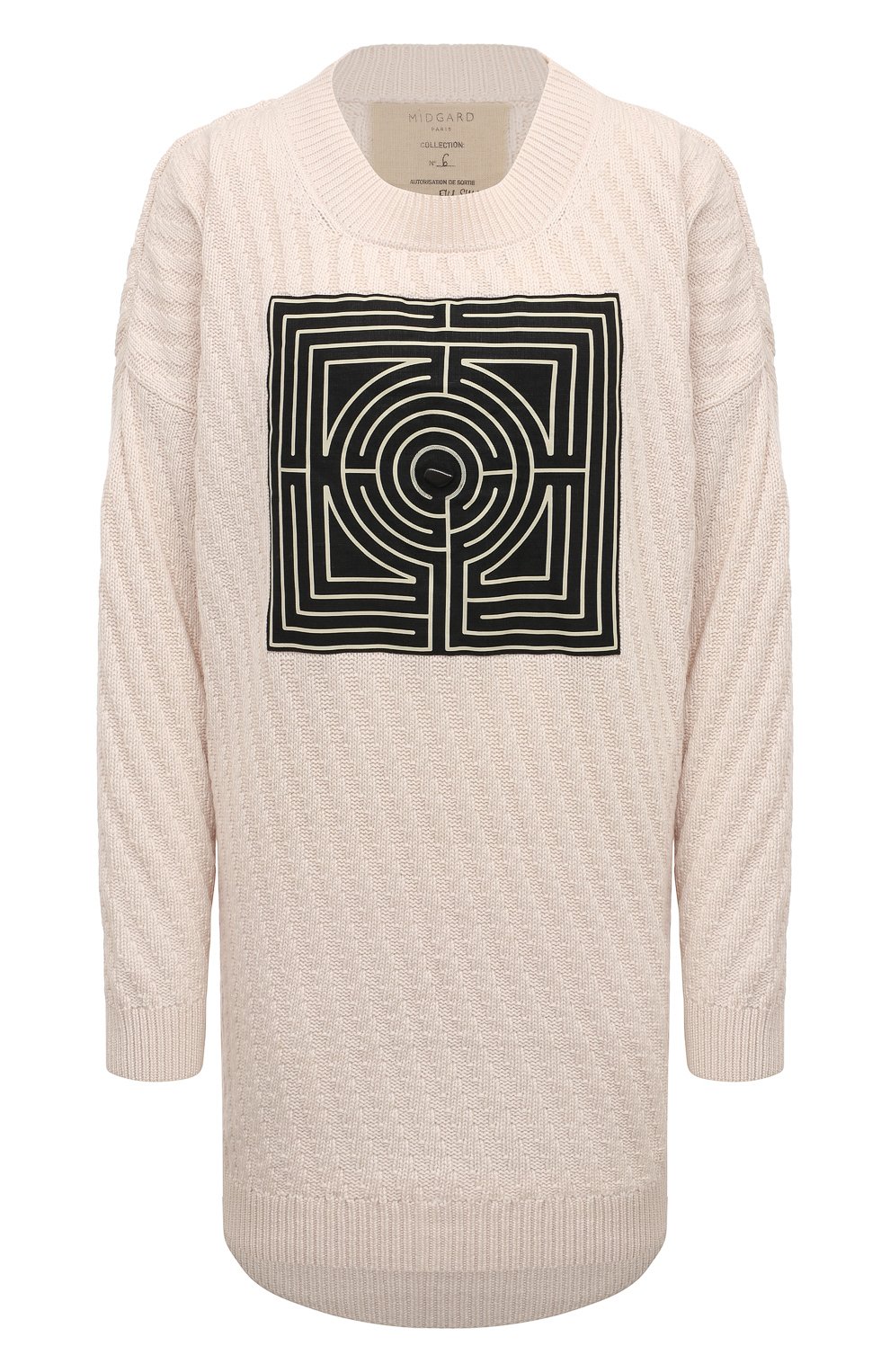 Свитер из шерсти и кашемира MIDGARD PARIS, арт. FK1-SW2902-WH, фото 1