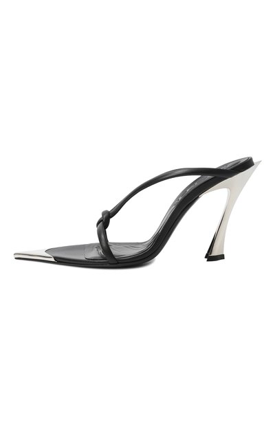 Кожаные мюли fang 95 MUGLER, арт. MUWSS25SC130_SL001, фото 4