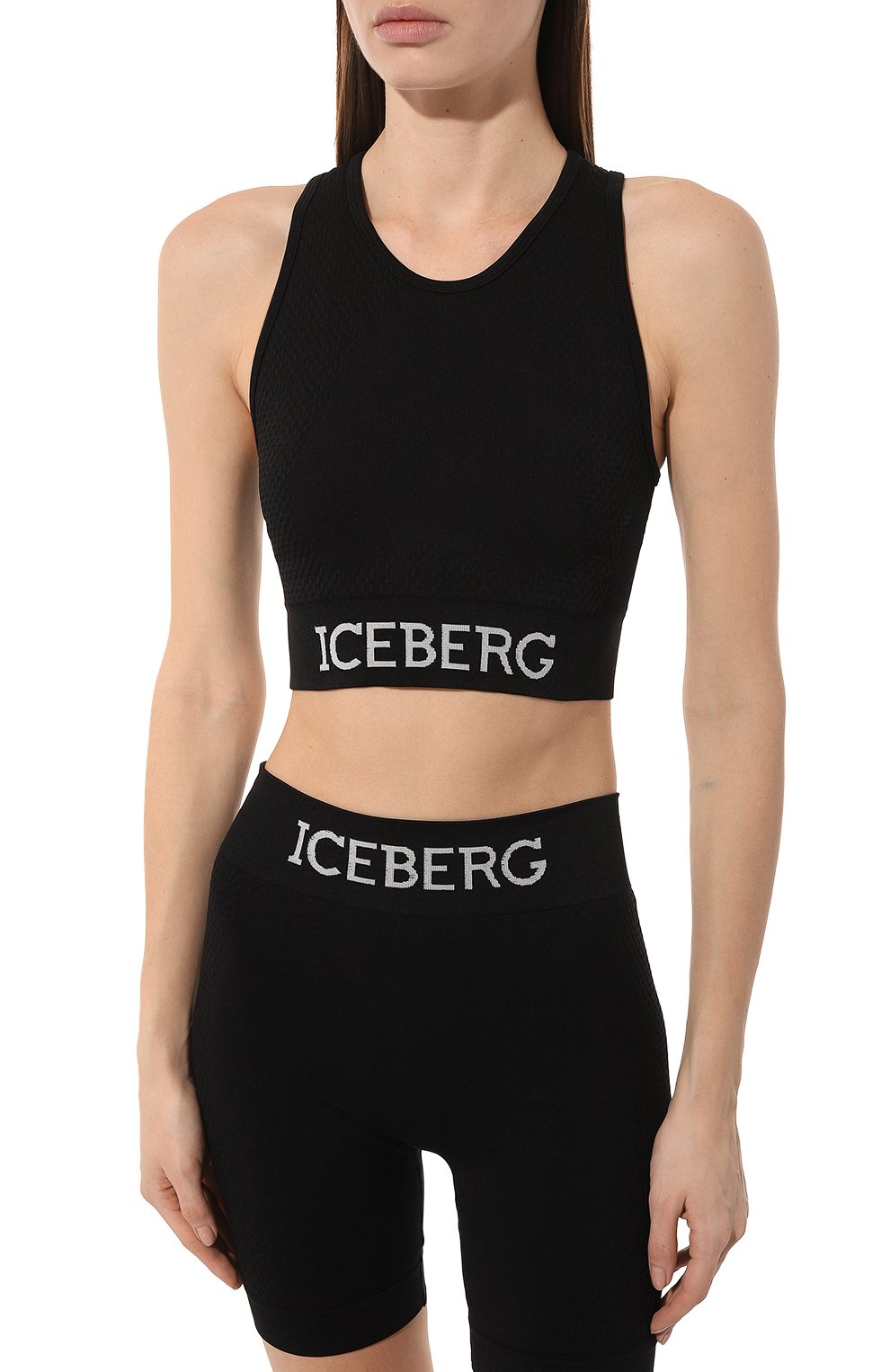 Бра-топ ICEBERG черного цвета по цене 14300 руб., арт. I2P/TA13/6303, фото 3 Бра-топ ICEBERG, арт. I2P/TA13/6303, фото 3