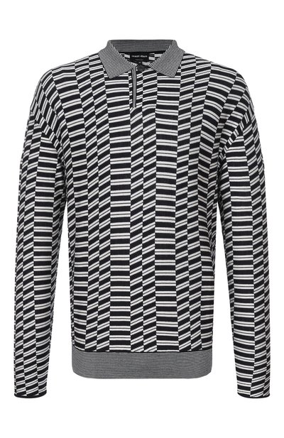Мужская поло из вискозы и шерсти GIORGIO ARMANI, арт. GM003315/AF25099