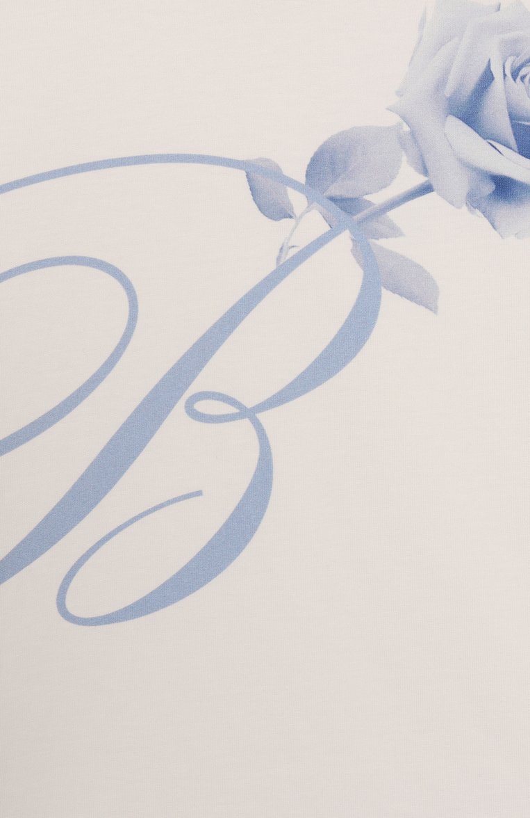 Хлопковая футболка BLUMARINE, арт. BFTS006.0.JF056/6A-12A, фото 1