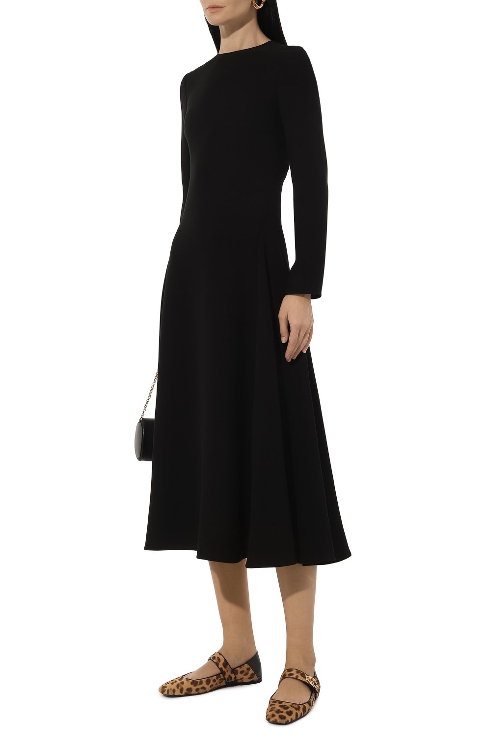 Кожаные балетки vlogo locker VALENTINO, арт. 5W2S0JV2/LWD, фото 2