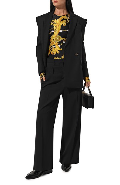 Боди VERSACE JEANS COUTURE разноцветного цвета по цене 24200 руб., арт. 75HAM221/JS203, фото 2 Боди VERSACE JEANS COUTURE, арт. 75HAM221/JS203, фото 2