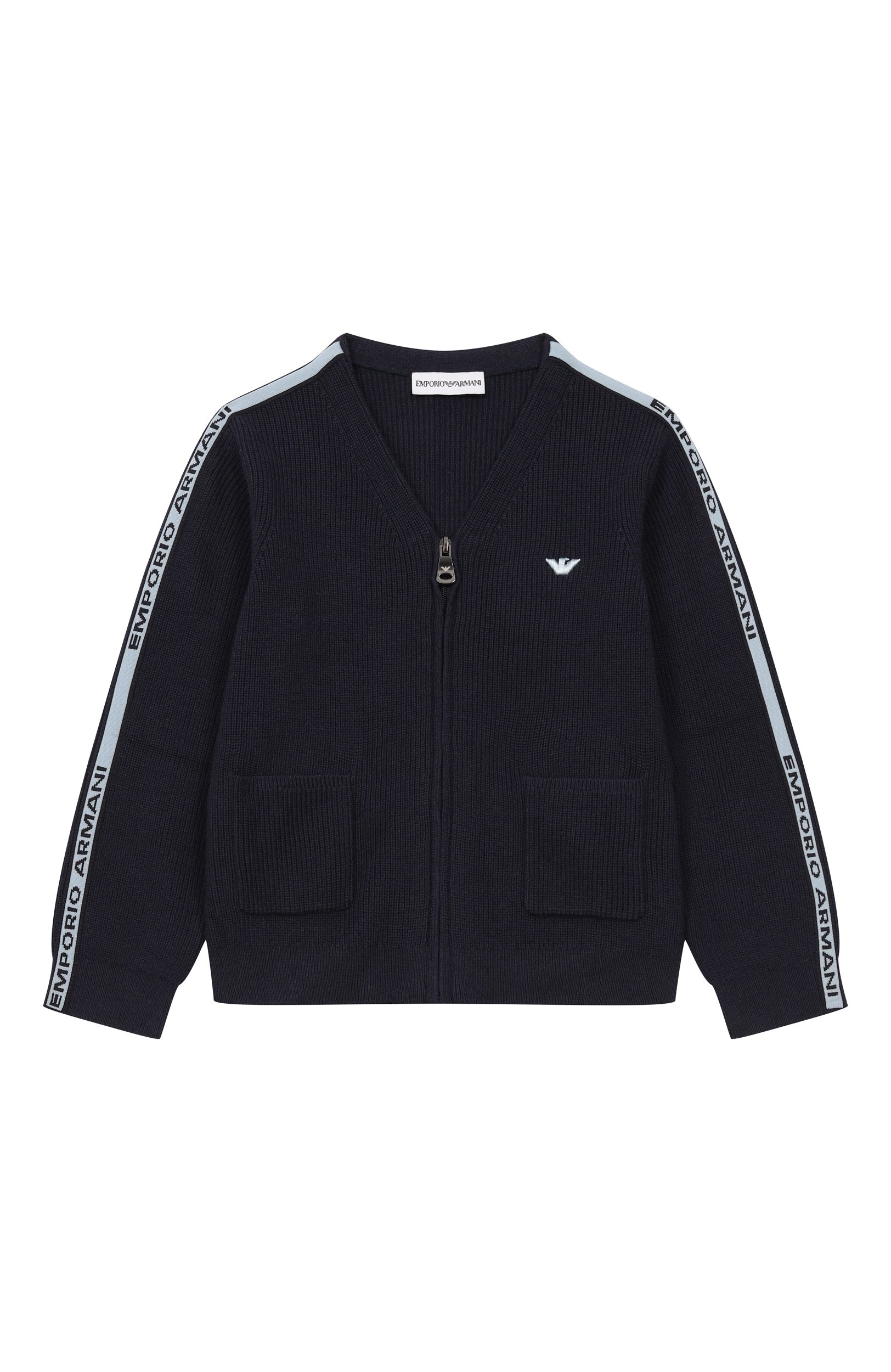 Кардиган из хлопка и шерсти EMPORIO ARMANI, арт. EB001685/AF27315, фото 1