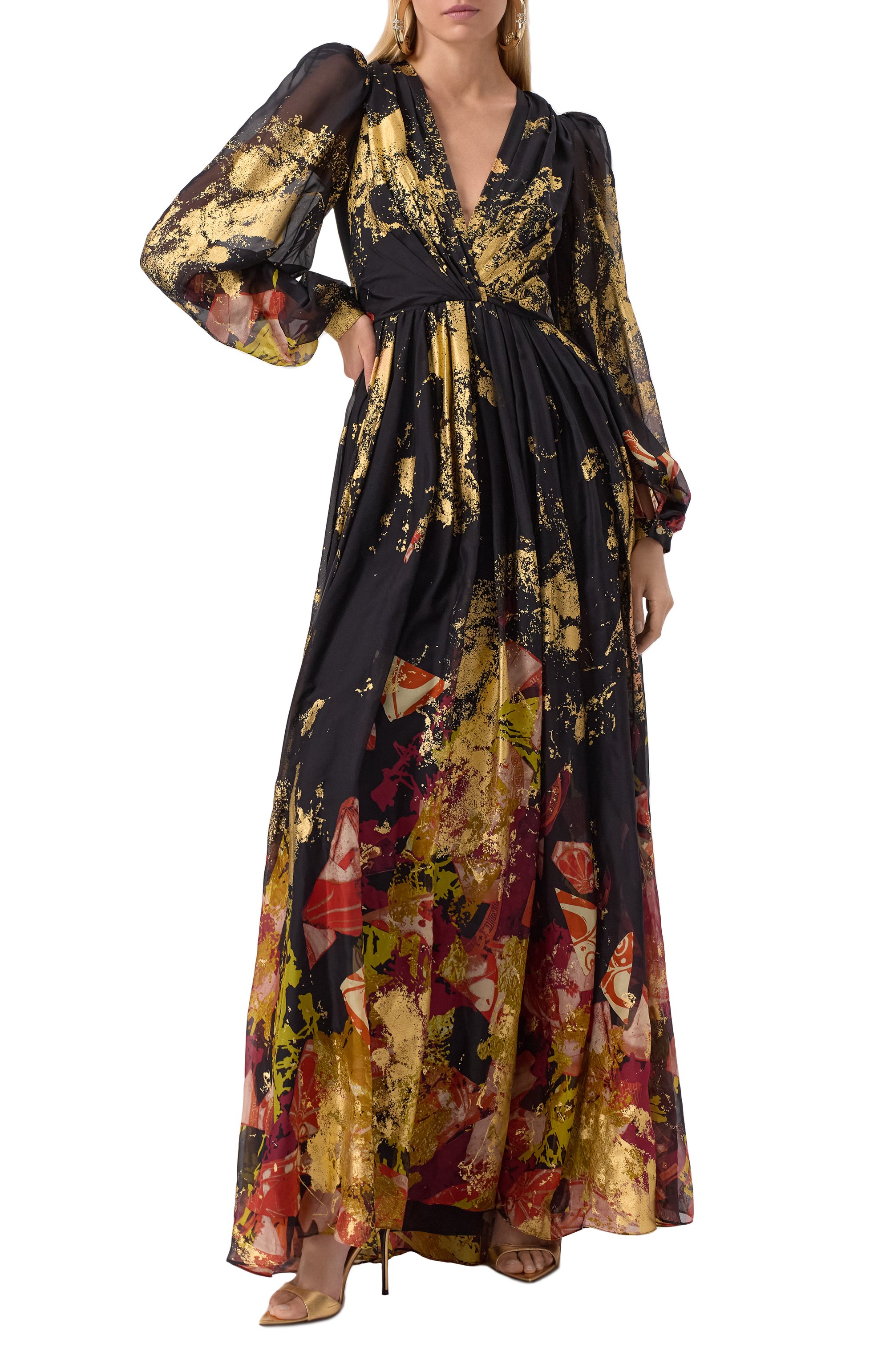 Шелковое платье ZUHAIR MURAD, арт. RDR25060/CHSI032, фото 2