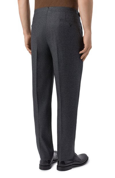 Брюки из шерсти и хлопка CORNELIANI, арт. 284L21/2A18216, фото 4
