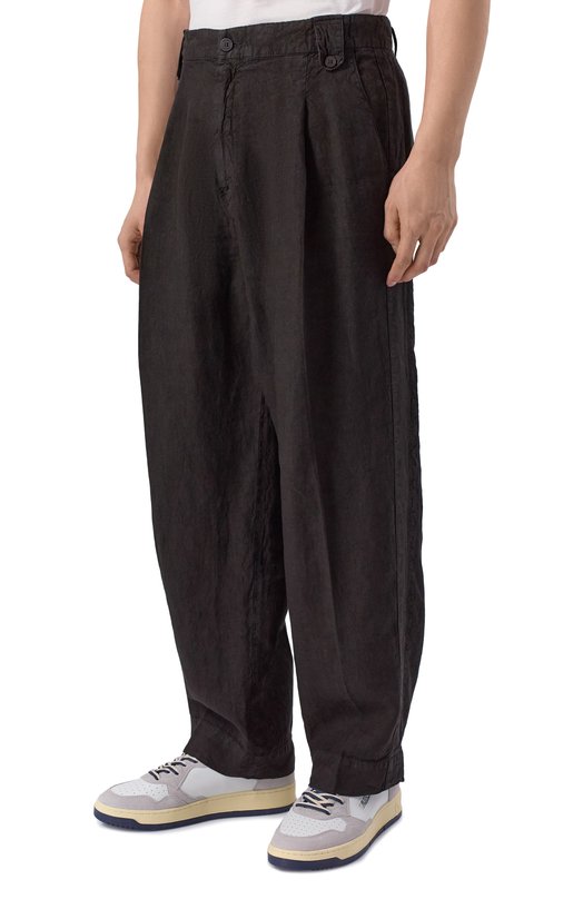 Льняные брюки InLinum MIAKY/TR0PEA Серый  MIAKY/TR0PEA Фото 3