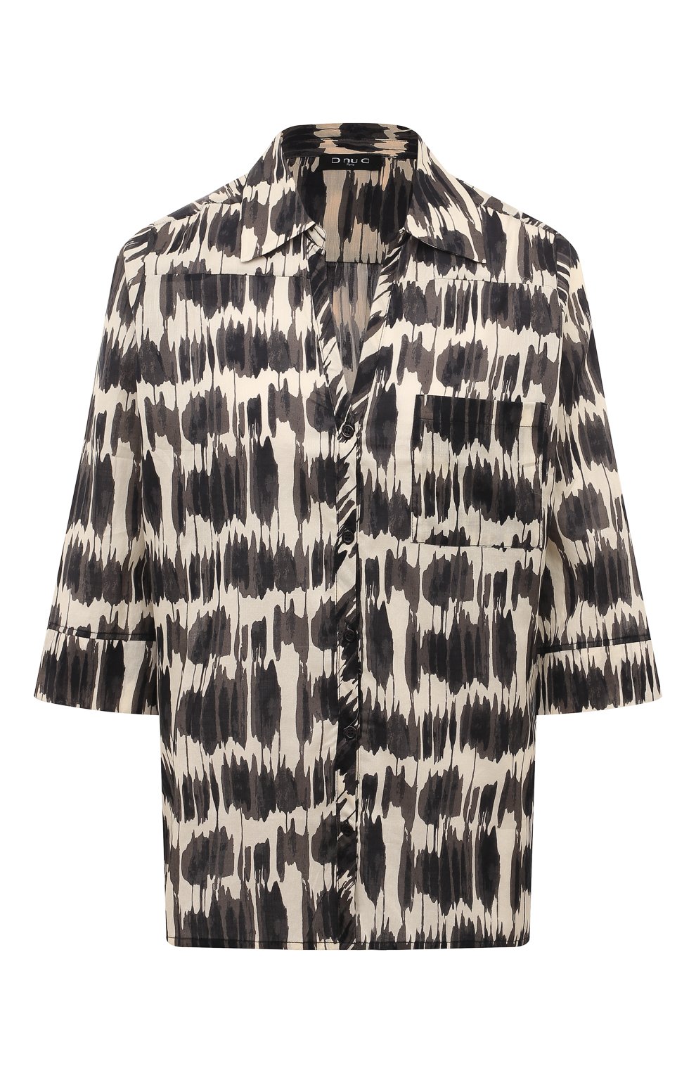 Хлопковая рубашка DNUD PARIS разноцветного цвета по цене 28280 руб., арт. B2515, фото 1 Хлопковая рубашка DNUD PARIS, арт. B2515, фото 1