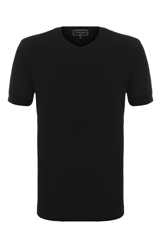 Футболка из вискозы Giorgio Armani 8NST63/SJP4Z Чёрный 8NST63/SJP4Z
