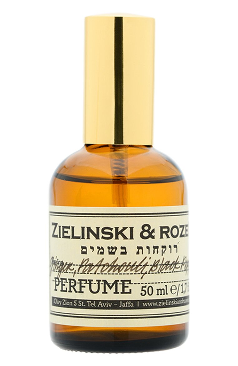 Концентрированные духи имбирь, пачули, черный перец, алоизия (50ml) ZIELINSKI&ROZEN бесцветного цвета, арт. 4603720459736 | Фото 1 (Тип продукта - парфюмерия: Духи; Региональные ограничения белый список (Axapta Mercury): Не проставлено; Нос: Не проставлено; Ограничения доставки: flammable)