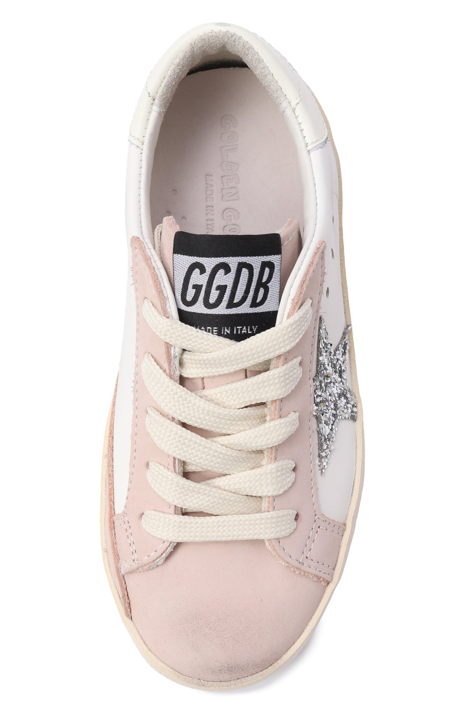 Кожаные кеды super-star GOLDEN GOOSE DELUXE BRAND, арт. GYF00102.F008641, фото 4